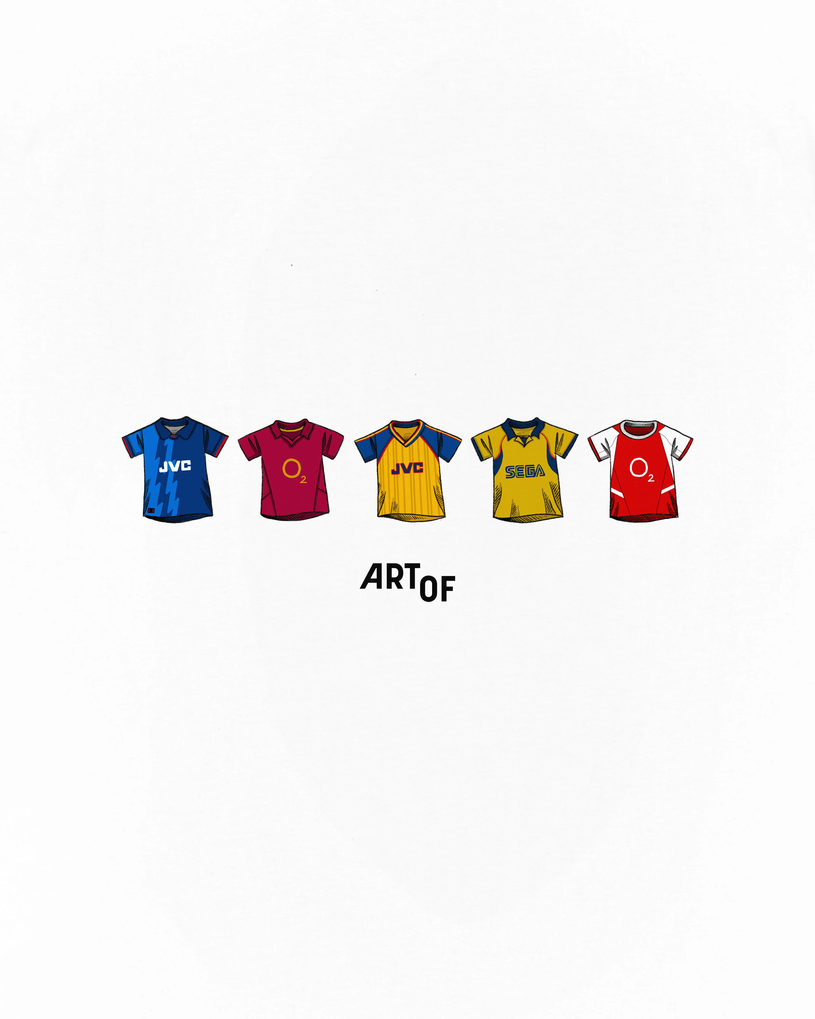 AFC Printed Classics White Tee - Image 3