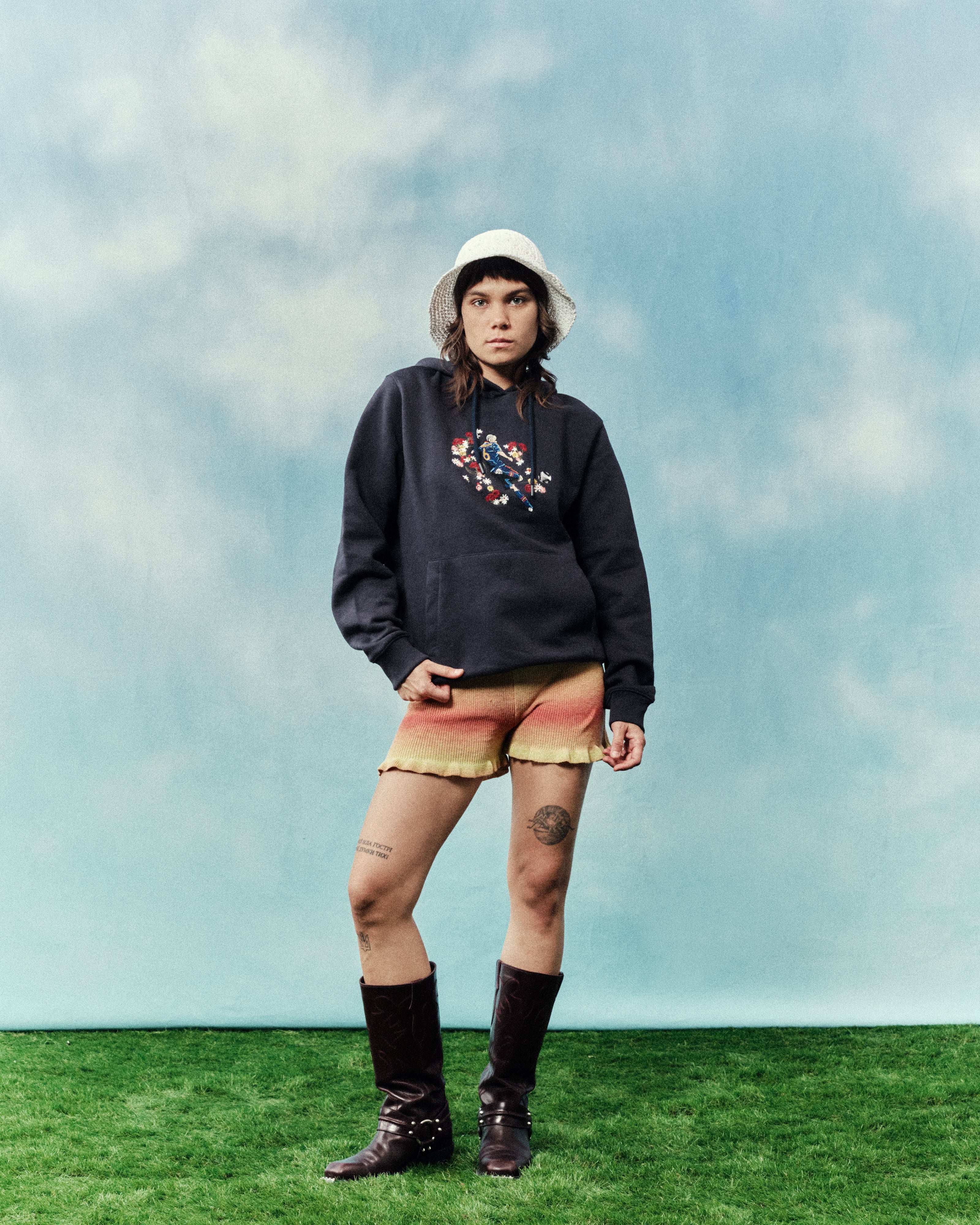 Flowers For Iniesta Hoodie - Image 3