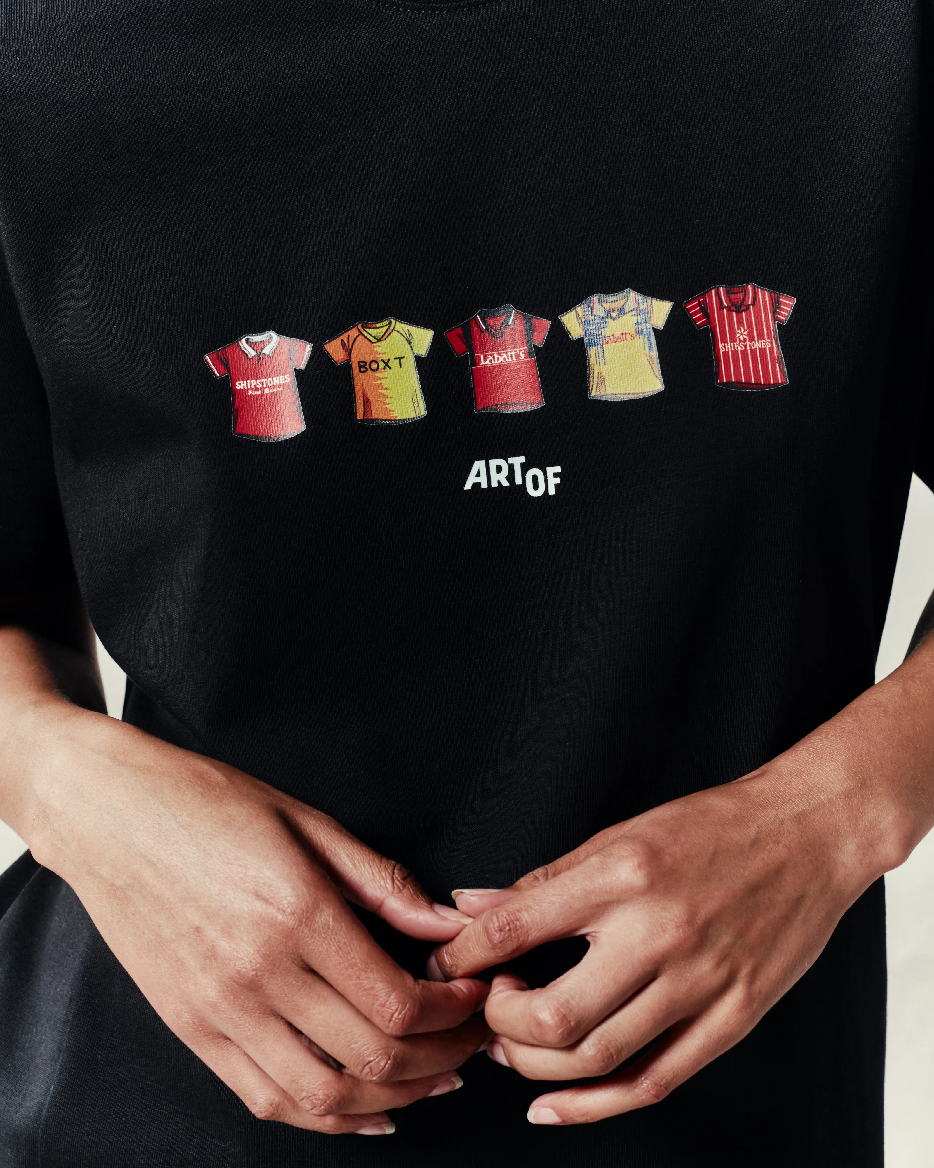 NFFC Printed Classics Black Tee - Image 3